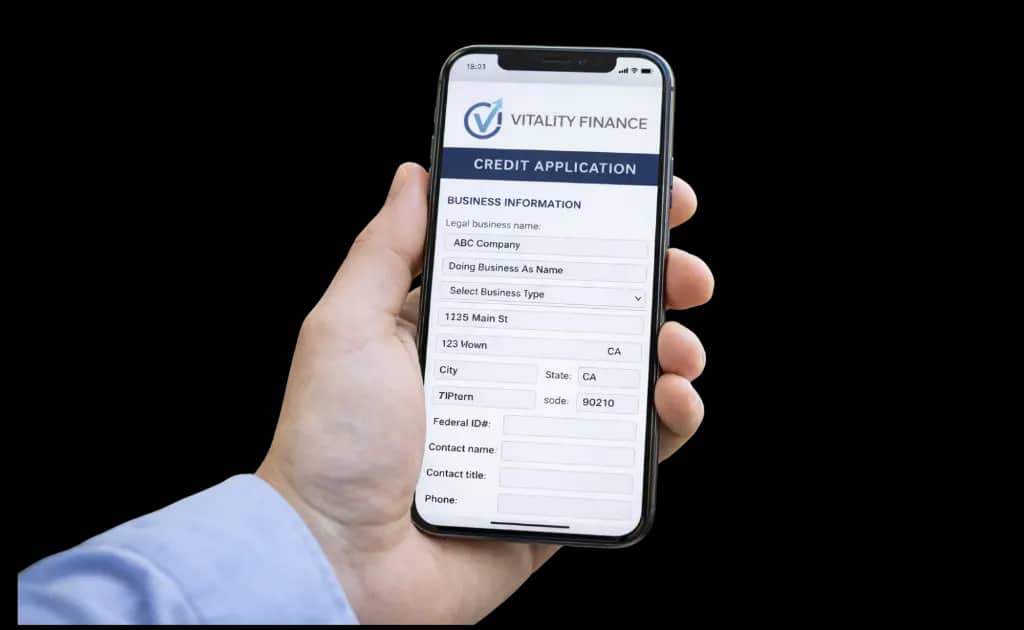 Vitality Finance mobile credit application
