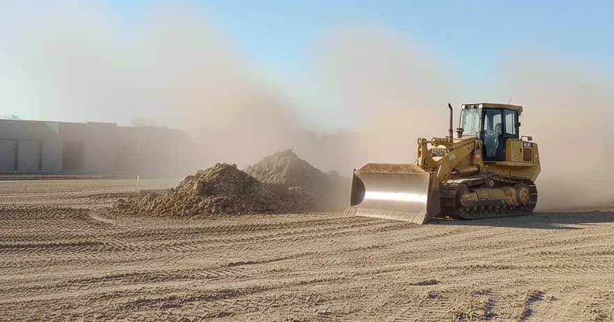 Construction equipment and site