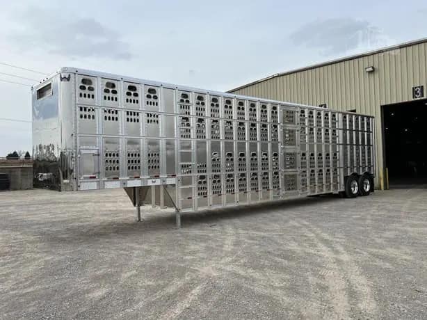 1-2027 Barrett 52' Livestock Trailer financed by Vitality Finance