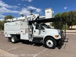 1-2015 Ford F750 Chipper Truck financed by Vitality Finance