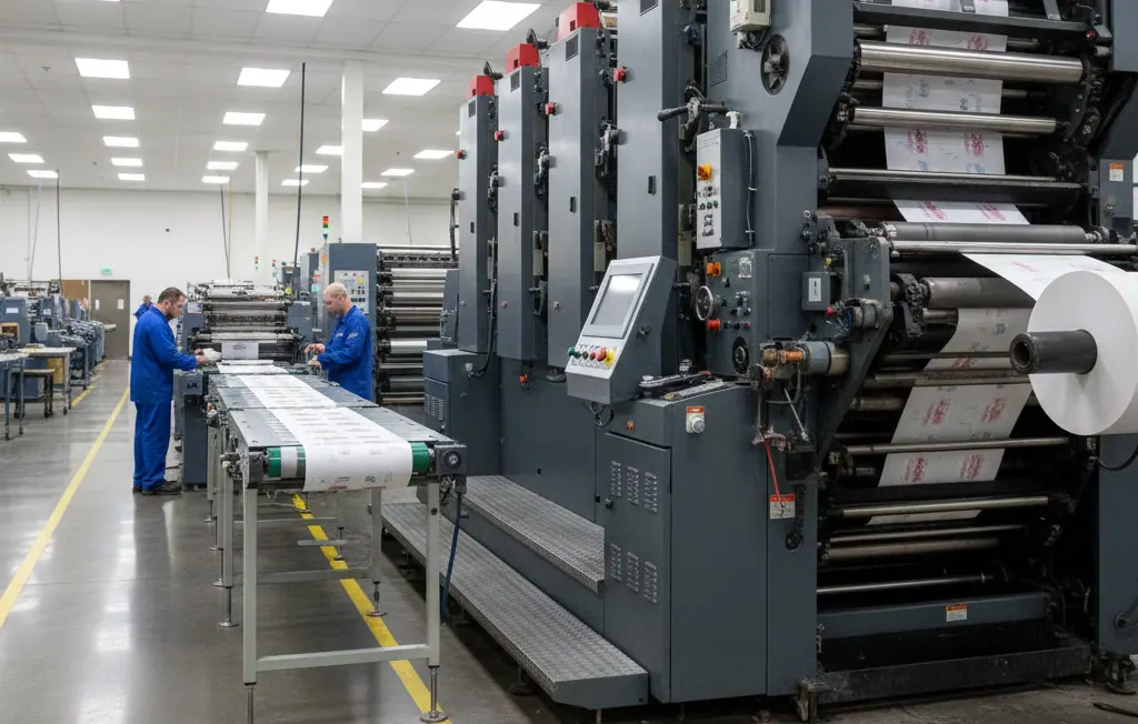 Printing facility with professional equipment