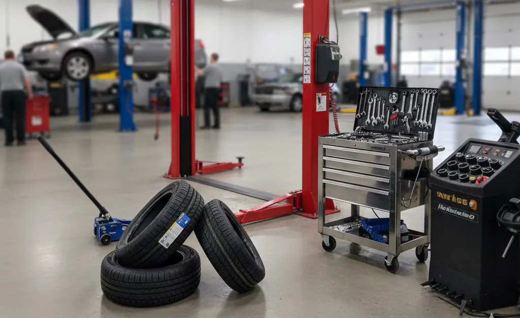 Auto repair shop equipment