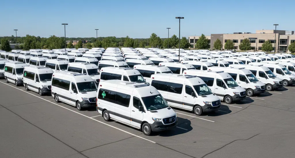 Medical transportation vehicle fleet